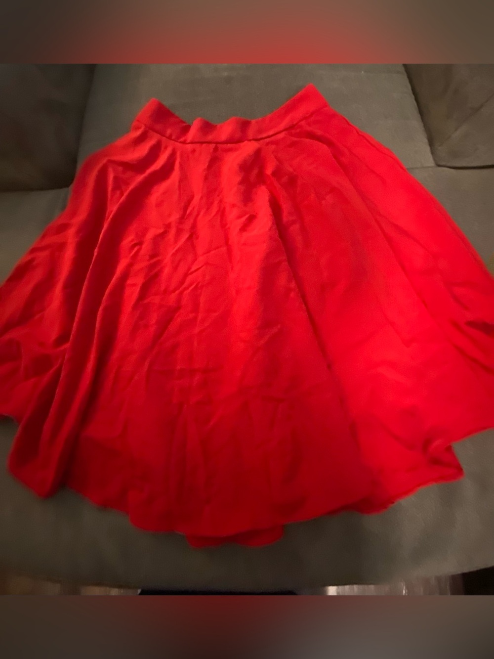 SHEIN  Red Skirt size large